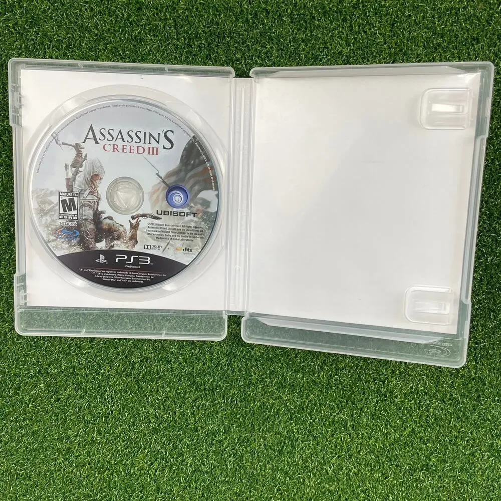 Assassin's Creed III: GameStop Edition (Sony Playstation 3 PS3, 2012) no Manual